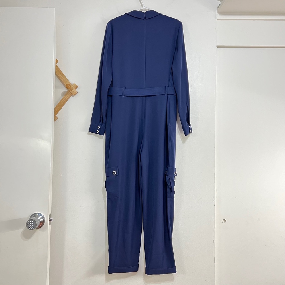 NEW Ted Baker Flan Belted Long Sleeve Utility Jumpsuit, Size 8 - Picture 6 of 9
